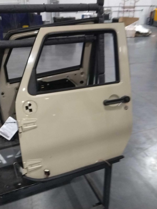 2011 Jeep Wrangler Left Front Door Tan 4DR SUV Used OEM Part 433736