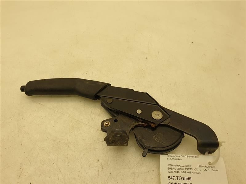 1999 TOYOTA 4RUNNER LIMITED 3.4L 4WD AT EMERGENCY BRAKES HANDLE