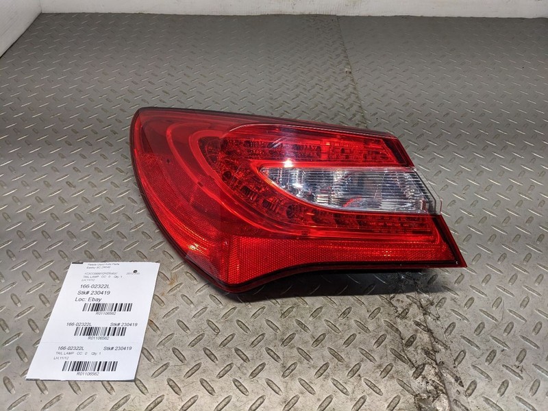 Driver Left Tail Light Sedan Fits 11-14 200 1106562