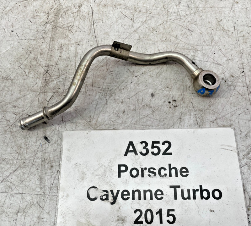 ✅11-18 OEM Porsche Cayenne Turbo 958 4.8L Motor Engine Coolant Pipe Hose Tube