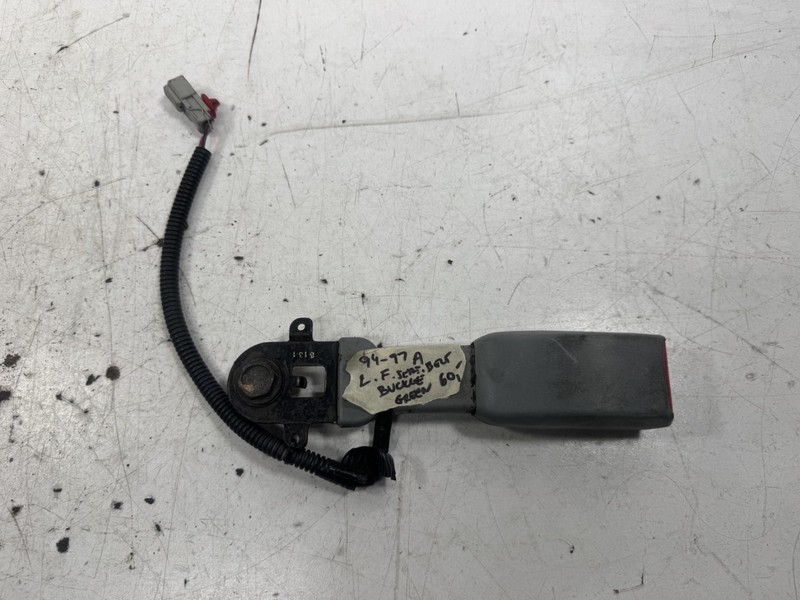 94-97 Honda Accord Left Front Seat Belt Buckle Green OEM