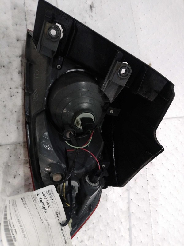 Used Left Tail Light Assembly fits: 2011 Acura Rdx quarter panel mounted Left Gr