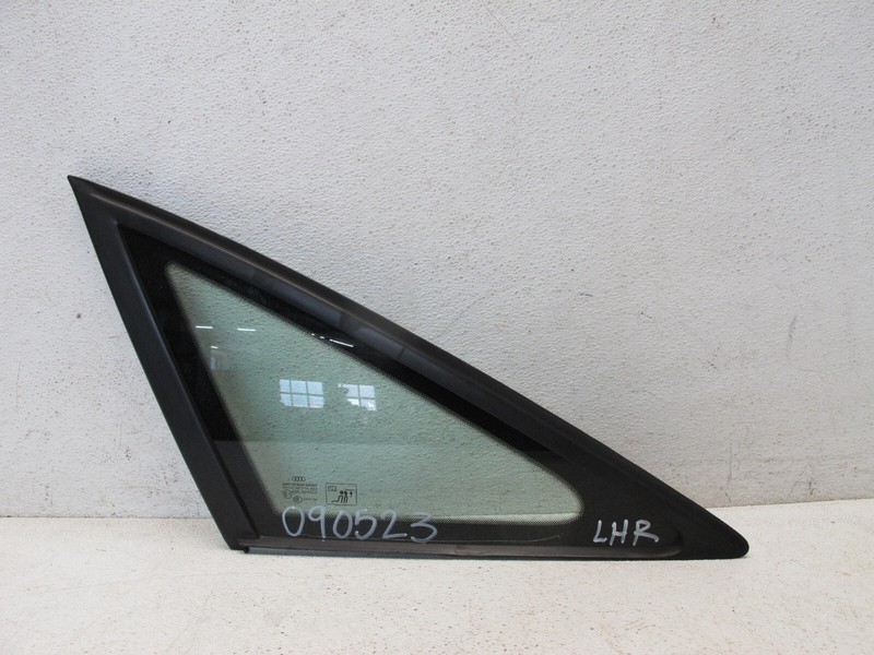 12-15 AUDI C7 A6 S6 SEDAN QUARTER GLASS WINDOW DRIVER LEFT REAR OEM 090523