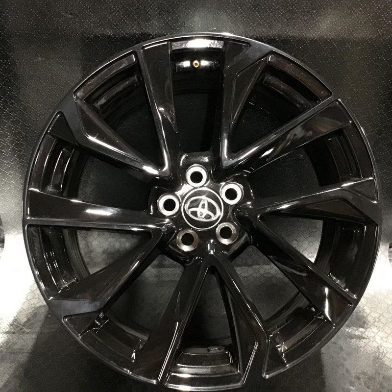Wheel Hatchback 18x8 Alloy 10 Spoke Painted Black Fits 20-22 COROLLA 75869