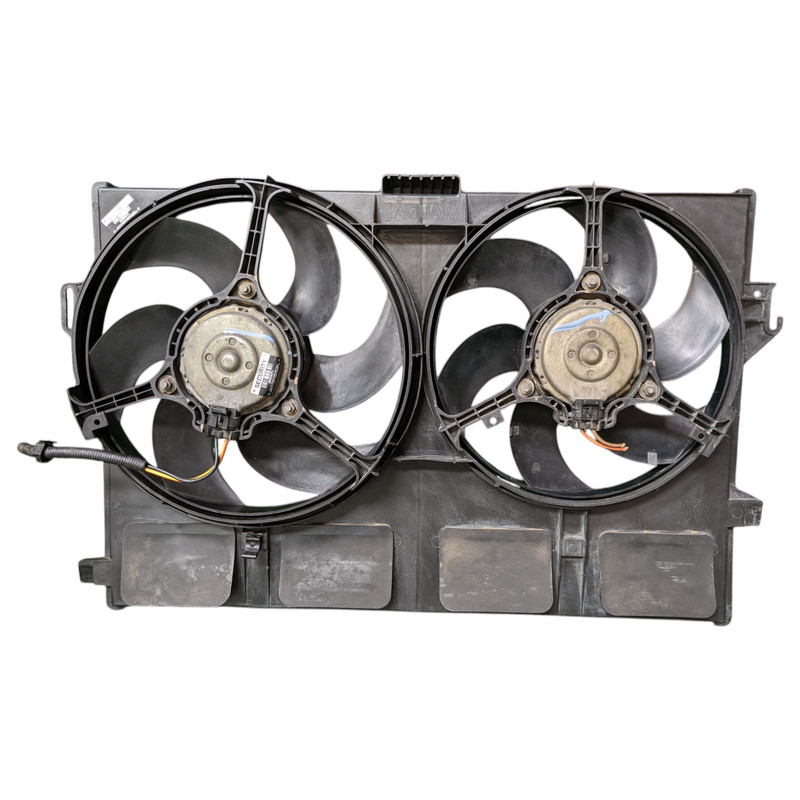1997-2000 98 99 Jaguar XK8 XKR X100 Double Fan Radiator Cooling Assembly 8240168