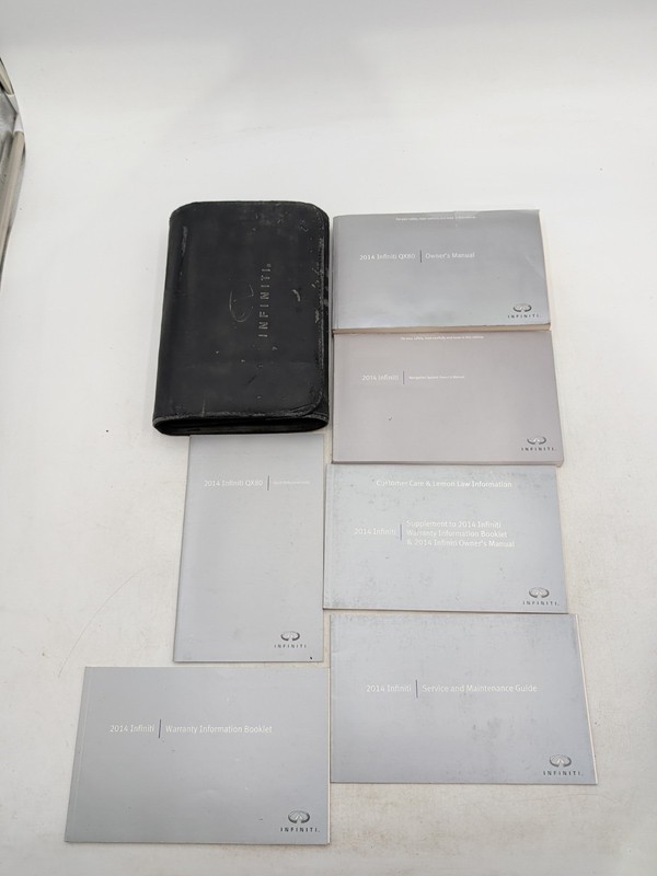 2020 Infiniti QX80 Owners Manual Set With Navigation System Plus Case Included