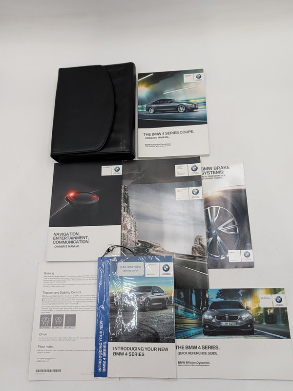 2015 BMW F36 4-Series Gran Coupe 428i xDrive 435i Owners Manuals Navigation Book