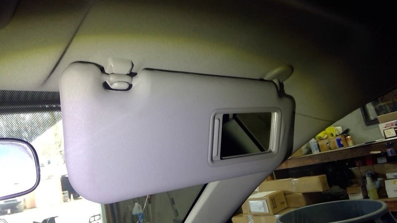 Passenger Right Sun Visor Fits 09-13 COROLLA 1713095