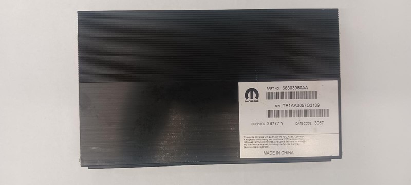 16-'20 DODGE DURANGO radio amplifier w/o active noise control OEM 1 Year Wnty!