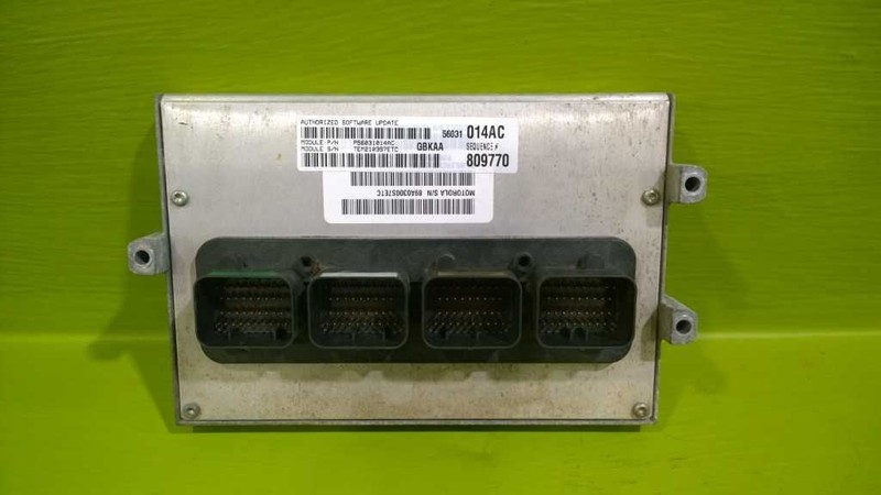 04 DAKOTA 3.7L AT 4DR ECM ENGINE CONTROL MODULE OEM 3779-12