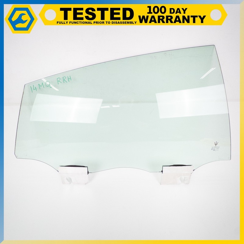 14-19 MASERATI QUATTROPORTE REAR RIGHT PASSENGER SIDE AUTO DOOR GLASS OEM