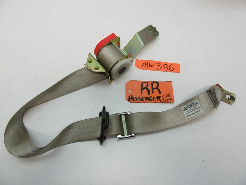 SEAT BELT HARNESS Rear BACK SHOULDER PASSENGER SIDE CAR 94-96 CADILLAC ELDORADO