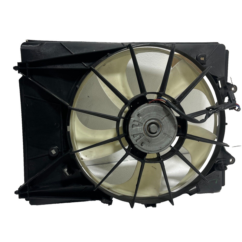 ACURA MDX 2014-2020 FRONT DRIVER SIDE RADIATOR COOLING FAN MOTOR & SHROUD OEM