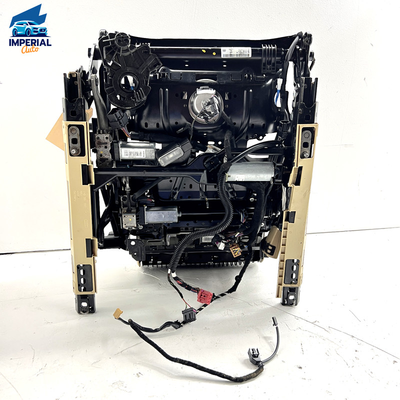 2011-2018 AUDI A8L FRONT LEFT DRIVER SIDE LOWER POWER SEAT TRACK FRAME MOTOR OEM