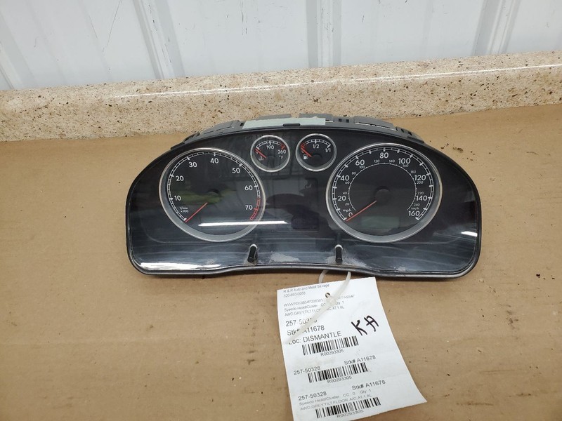 Speedometer Cluster MPH Fits 04-05 PASSAT 293305