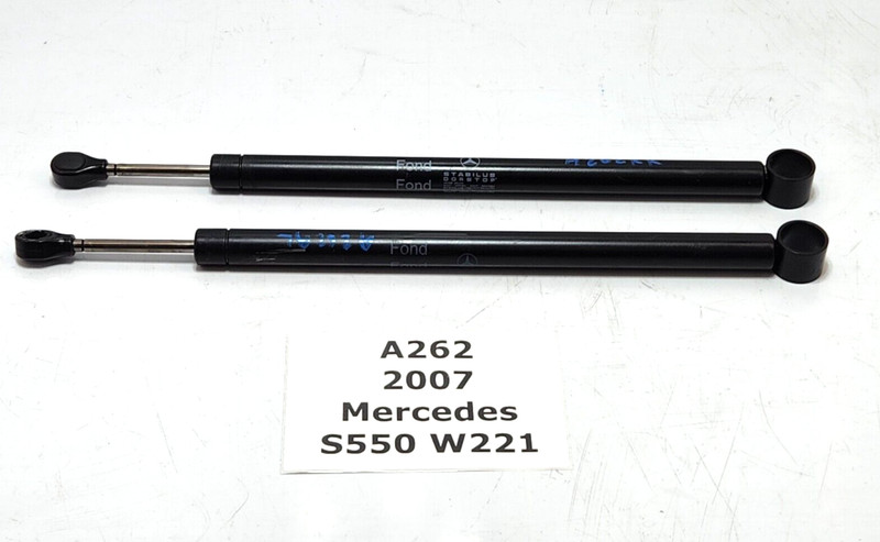 ✅ 07-13 OEM Mercedes W221 S550 Rear Left Right Door Check Strap Shock Strut SET