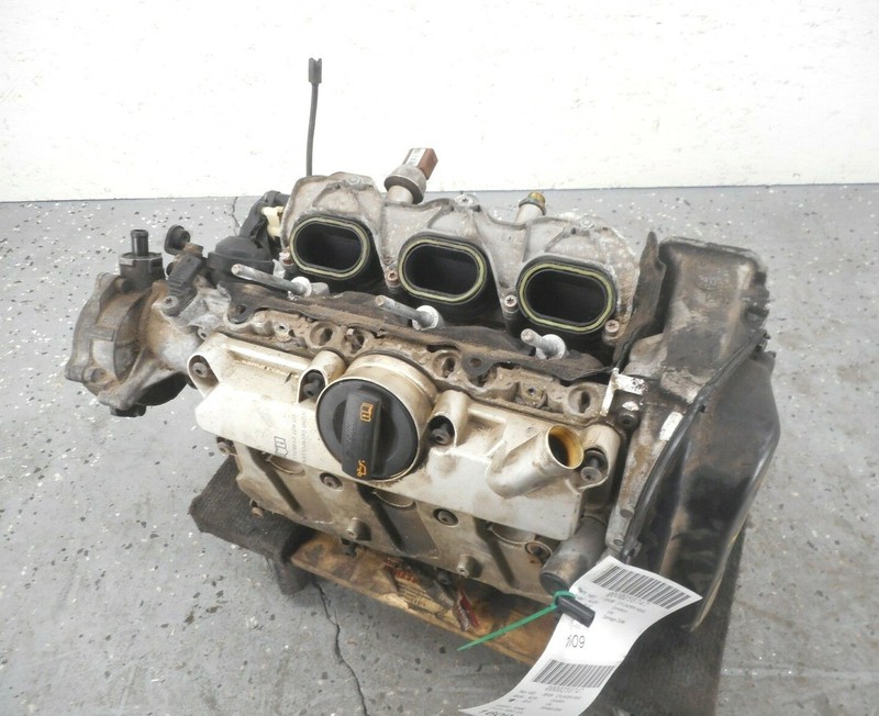 10-12 Audi S4 Driver Left Cylinder Head W/ Distribution Housing OEM