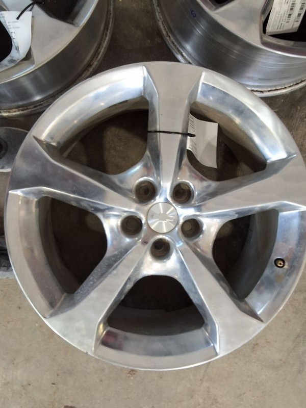 2014-2015 Chevy Camaro Wheel Rim 20x9 Rear Wheel 5 Spoke Polished Opt RUY