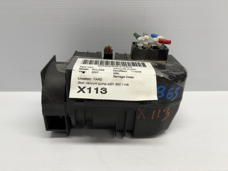 07-14 Mercedes CL550 CL600 S550 Dynamic Seat Vacuum Pump A2218001148 Oem