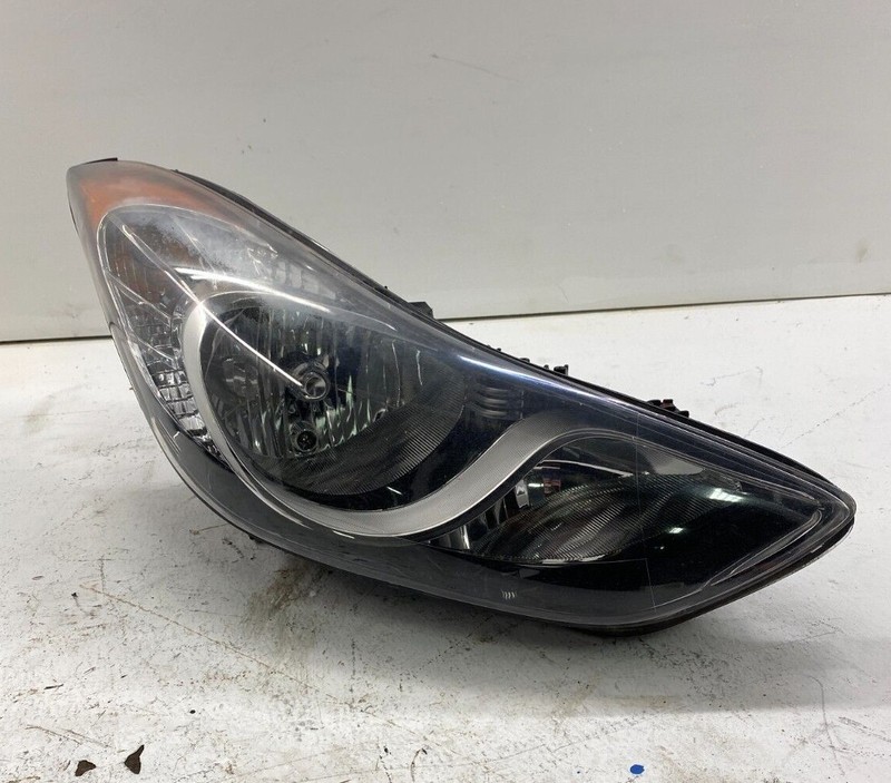 GENUINE 11-13 Hyundai Elantra Headlight Right RH PASSANGER OEM Halogen Headlamp