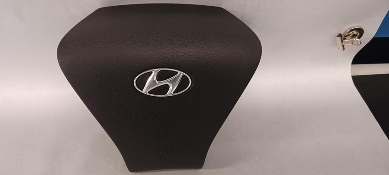 11 HYUNDAI SONATA Left driver steering wheel Air Bag black OEM