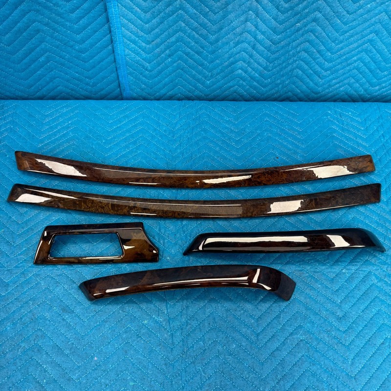 2006–2008 BMW 325i E90 Interior Wood Trim Set OEM 7132853 7121471 7121472