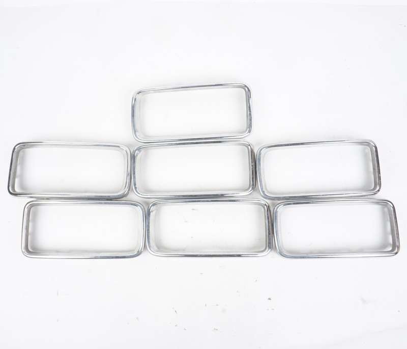 2019-2020 Jeep Renegade Front Grille Surround Bezel Chrome Set Of7 OEM