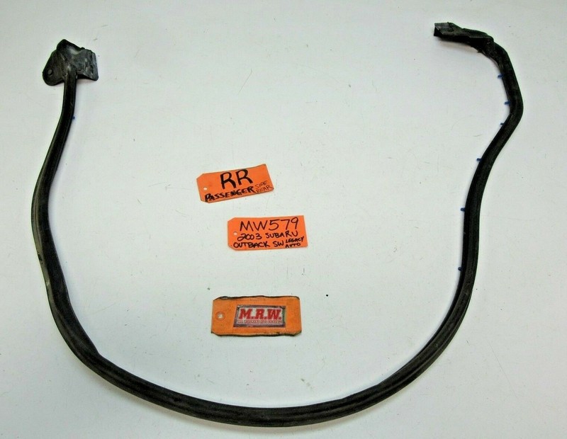DOOR PANEL RUBBER SEAL WEATHER CLIPS RIGHT PASSENGER REAR BACK for LEGACY 00-04