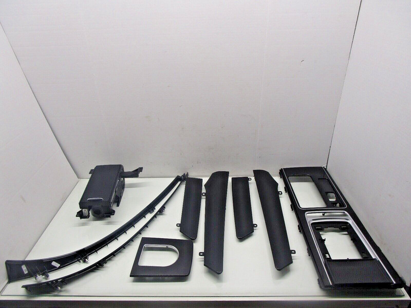 16-19 JAGUAR XF INTERIOR DASH CONSOLE TRIM MOLDING SET OF 9 ITEMS OEM