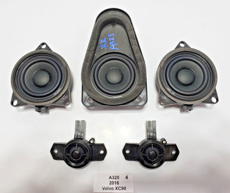 ✅ 2016-2024 OEM Volvo XC90 Front Rear Left Right Door Audio Speaker SET Of 5