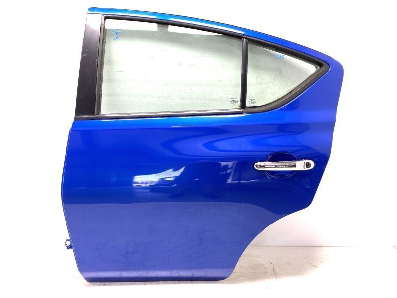 Left Driver Rear Door Blue Fits 2012-2019 Nissan Versa Sedan 78908 *NO SHIPPING*