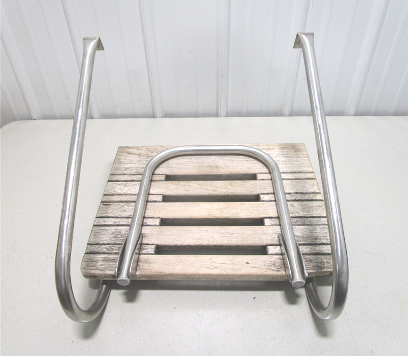 Marine Boat Teak Wood Swim Platform 19 3/4" x 15 1/2" with 1 Step Ladder