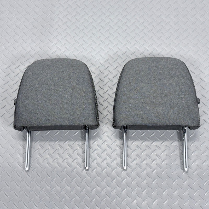 ✅ 2019-26 RAM 1500 5th OEM REAR SEAT CLOTH HEADREST SET LEFT & RIGHT Gray LH RH