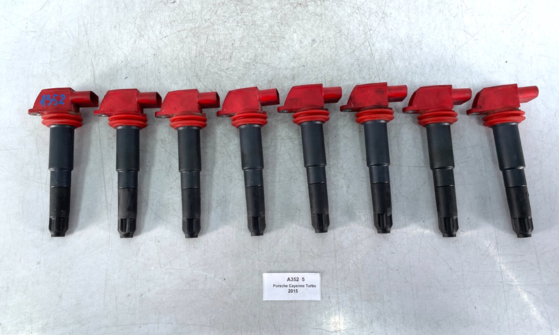 ✅ 08-18 OEM Porsche Cayenne Turbo 958 4.8L Engine Ignition Coil SET Of 8