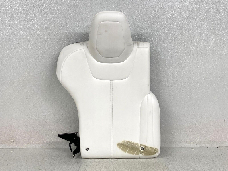 ⭐2016-2020 TESLA MODEL S REAR 2ND ROW RIGHT SIDE SEAT CUSHION WHITE OEM LOT2387