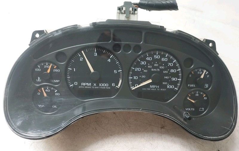 01-04 Blazer Sonoma Jimmy S10 Speedometer Instrument Gauge Cluster 172,285 Mi