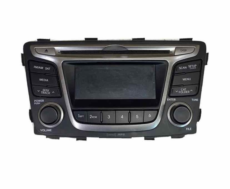 Hyundai Accent radio am fm 15 17 receiver us market w/o bluetooth OEM 961701R111