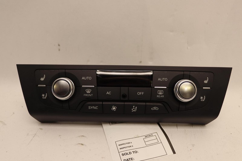 2012-2013 AUDI A7 FRONT HEATED SEATS A/C CLIMATE TEMPERATURE CONTROL PANEL OEM