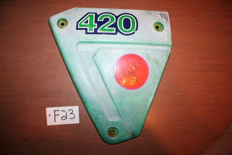 1981 Kawasaki KX 420 Air Box Side Cover Panel OEM 81 A