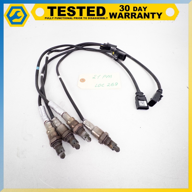 20-24 PORSCHE MACAN 2.9L V6 AIR FUEL RATIO O2 OXYGEN SENSOR SET OF 4 OEM