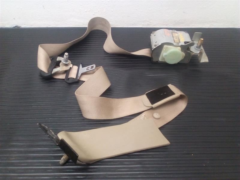 05-07 Ford F250SD Crew Cab Rear Left Driver Seat Belt Tan OEM 6C3Z-26611B69-AAB