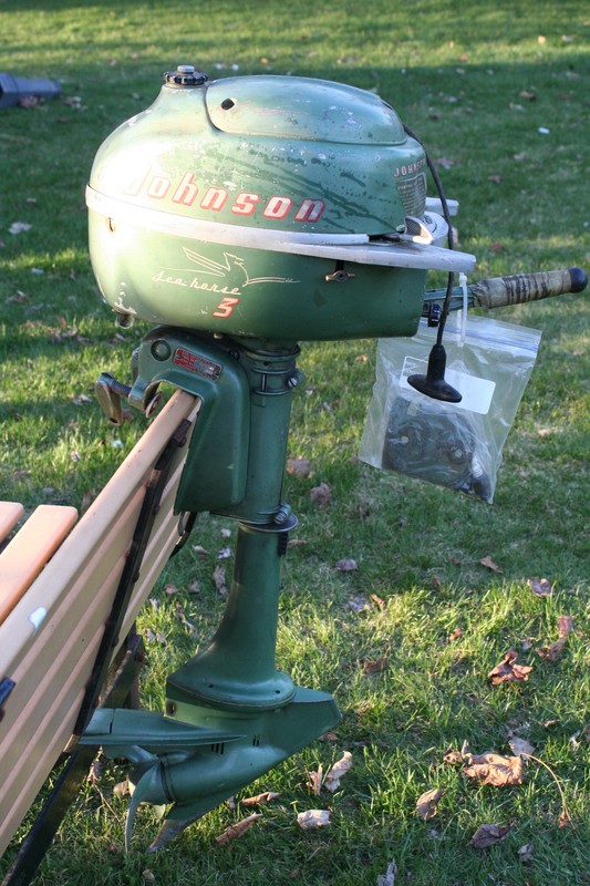 Vintage Johnson Outboard 3HP model JW-10