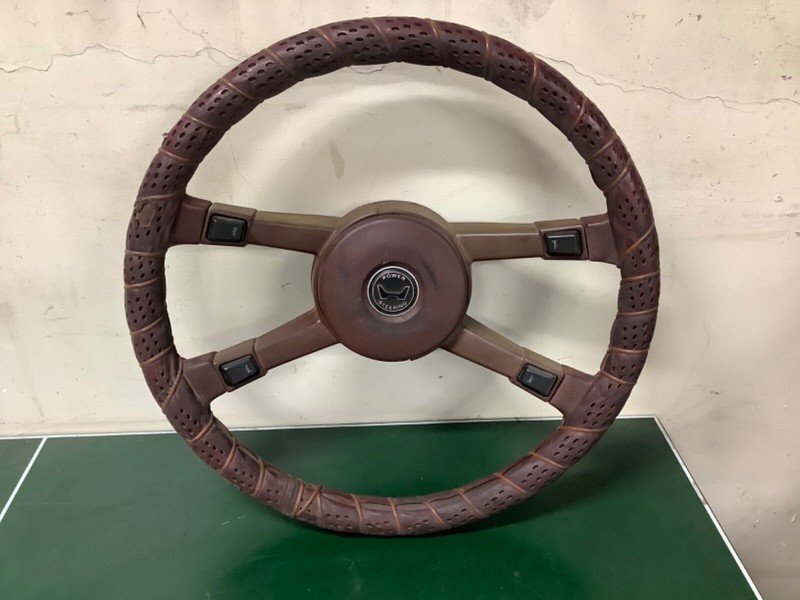 76-81 Honda Accord Steering Wheel Burgundy OEM