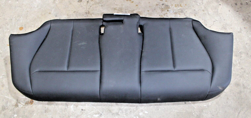 2012 - 2017 BMW 3 328i 320i F30 BLACK REAR SEAT BENCH LOWER CUSHION LEATHER OEM