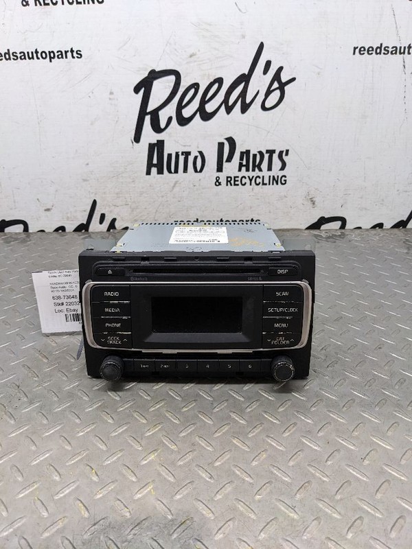 Audio Equipment Radio Receiver AM-FM-CD-MP3-satellite Fits 16-17 RIO 1063676