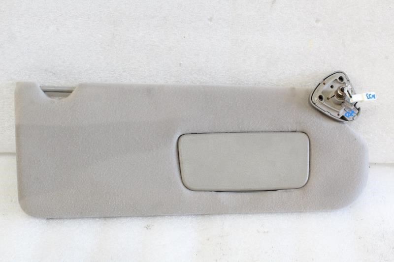 2006 TOYOTA SEQUOIA LIMITED RIGHT PASSENGER SUN VISOR SHADE GRAY LA11