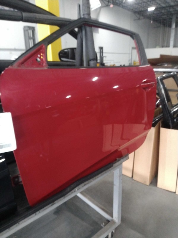 2016 Hyundai Veloster Left Door Red 3DR CPE Good Condition 484087