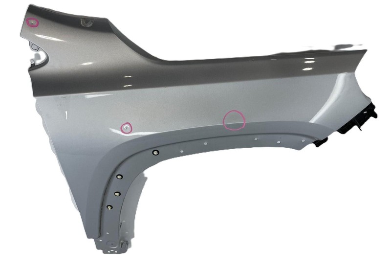 2018-2024 GMC Terrain Right Passenger Side Silver Fender RH OEM Dent