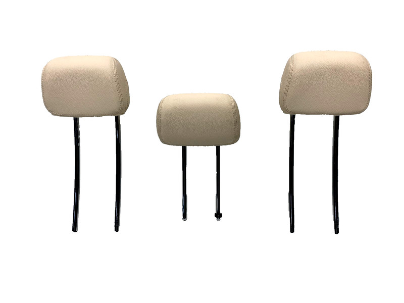 17-20 MERCEDES E400 W213 WAGON ESTATE 2ND ROW REAR HEADRESTS BEIGE OEM #A0.60