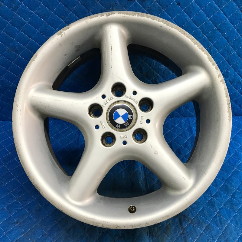 95-02 BMW Z3 E36 17X7.5 ALLOY WHEEL RIM 5 ROUND SPOKE STYL (18) OEM 1182732
